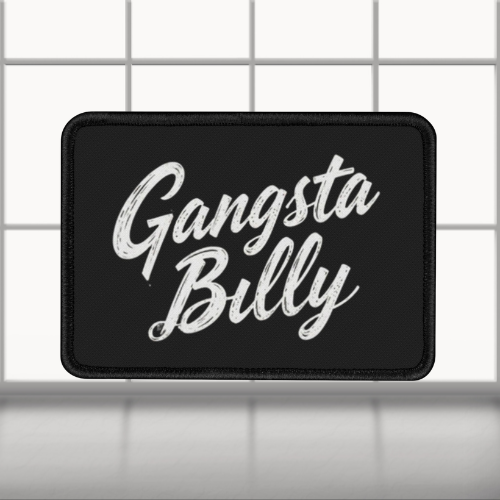 Gangsta Billy Iron-On Patch